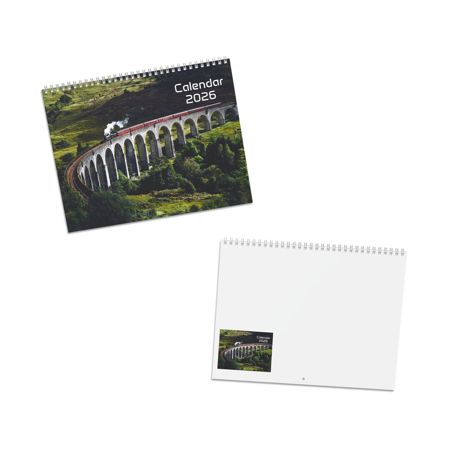 2026 Vintage Train Calendar: Celebrate the Golden Age of Railways with Classic Photography (10.8" x 8.4")