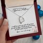 Bride Necklace Gift For Bonus Mom , Step Mom Stylish Jewelry Gift with a Kind Heartwarming  Message Card, Mother in Law Gift from Bride, MIL Wedding Gift, Step Mother of the Bride Gift Jewelry