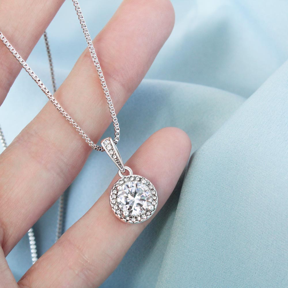 Daughter to Mum Gift  | Eternal Hope Love Knot Necklace | Mother's Day, Birthday & Christmas Jewelry