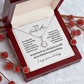 Mom Necklace Gift from Son or Daughter | Eternal Hope Nacklace for Mom on Her Birthday