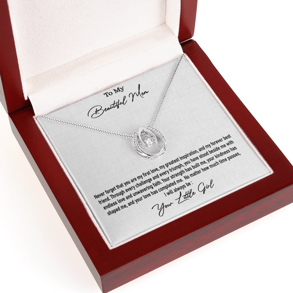 Little Girl Gift to Mother | Lucky in Love Necklace | Romantic Gift for Her | SparkinGifts