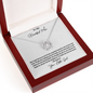 Little Girl Gift to Mother | Lucky in Love Necklace | Romantic Gift for Her | SparkinGifts