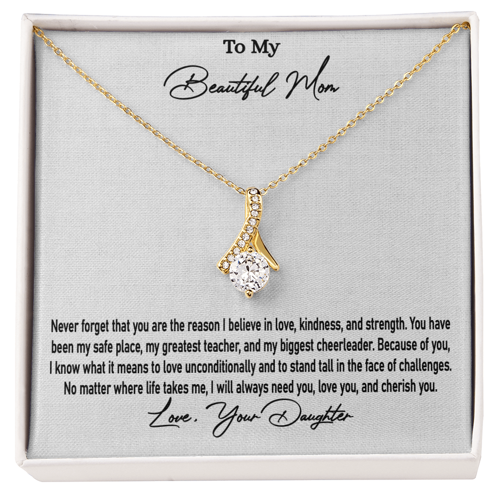 Daughter Heart Melting Gift to Mom | Alluring Beauty Necklace | Mother Stylish present | SparkinGifts