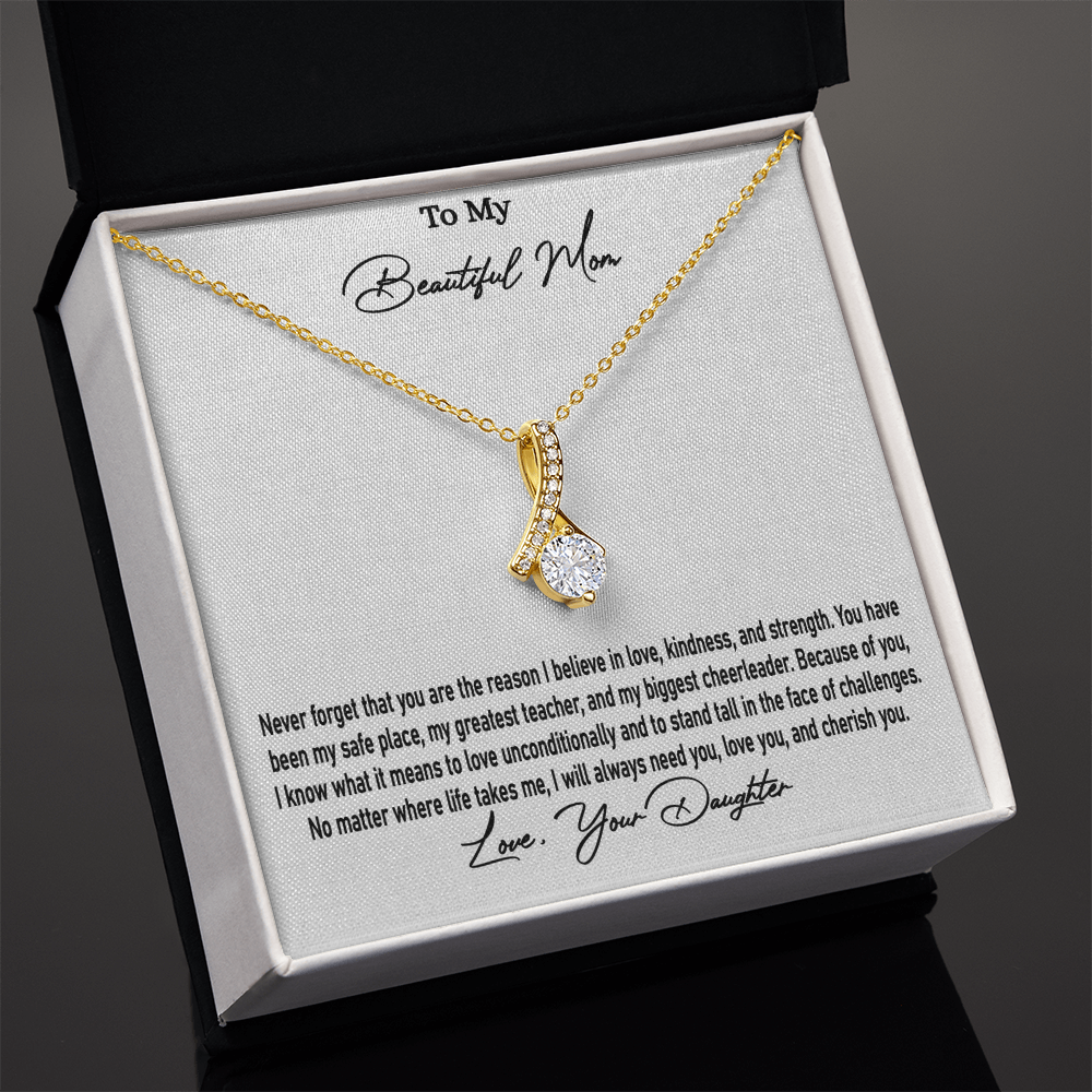 Daughter Heart Melting Gift to Mom | Alluring Beauty Necklace | Mother Stylish present | SparkinGifts