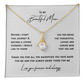 Mother of the Groom Nacklace Gift from Loving Son | Wedding Keepsake for Mom