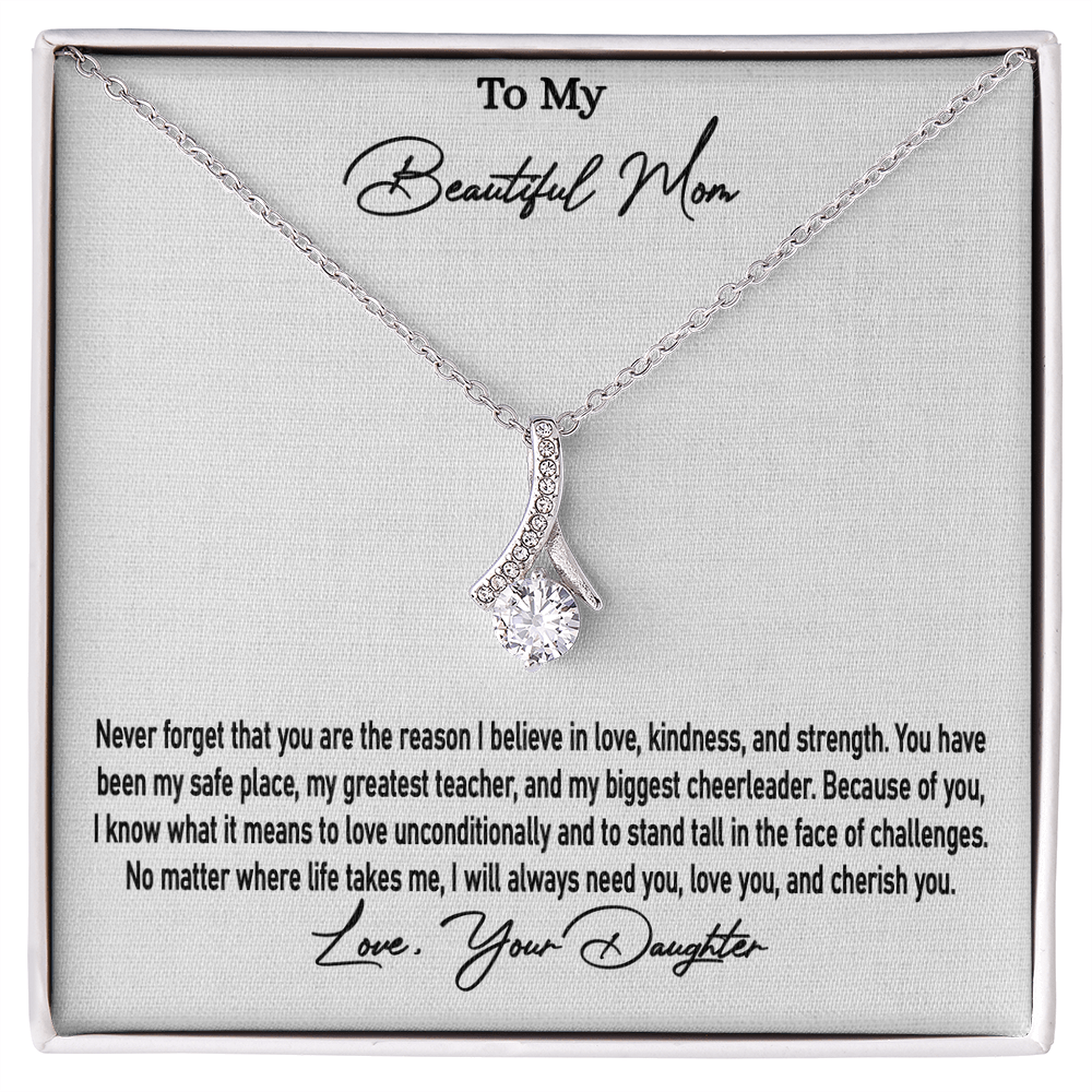 Daughter Heart Melting Gift to Mom | Alluring Beauty Necklace | Mother Stylish present | SparkinGifts