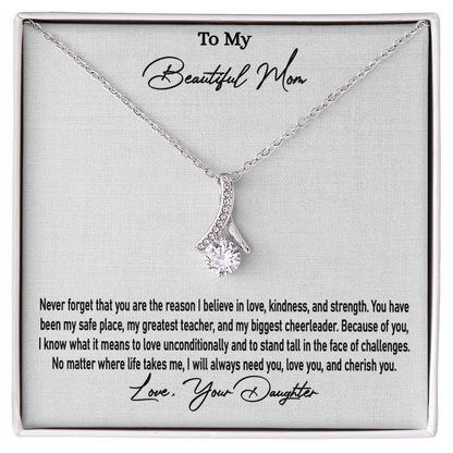 Daughter Heart Melting Gift to Mom | Alluring Beauty Necklace | Mother Stylish present | SparkinGifts