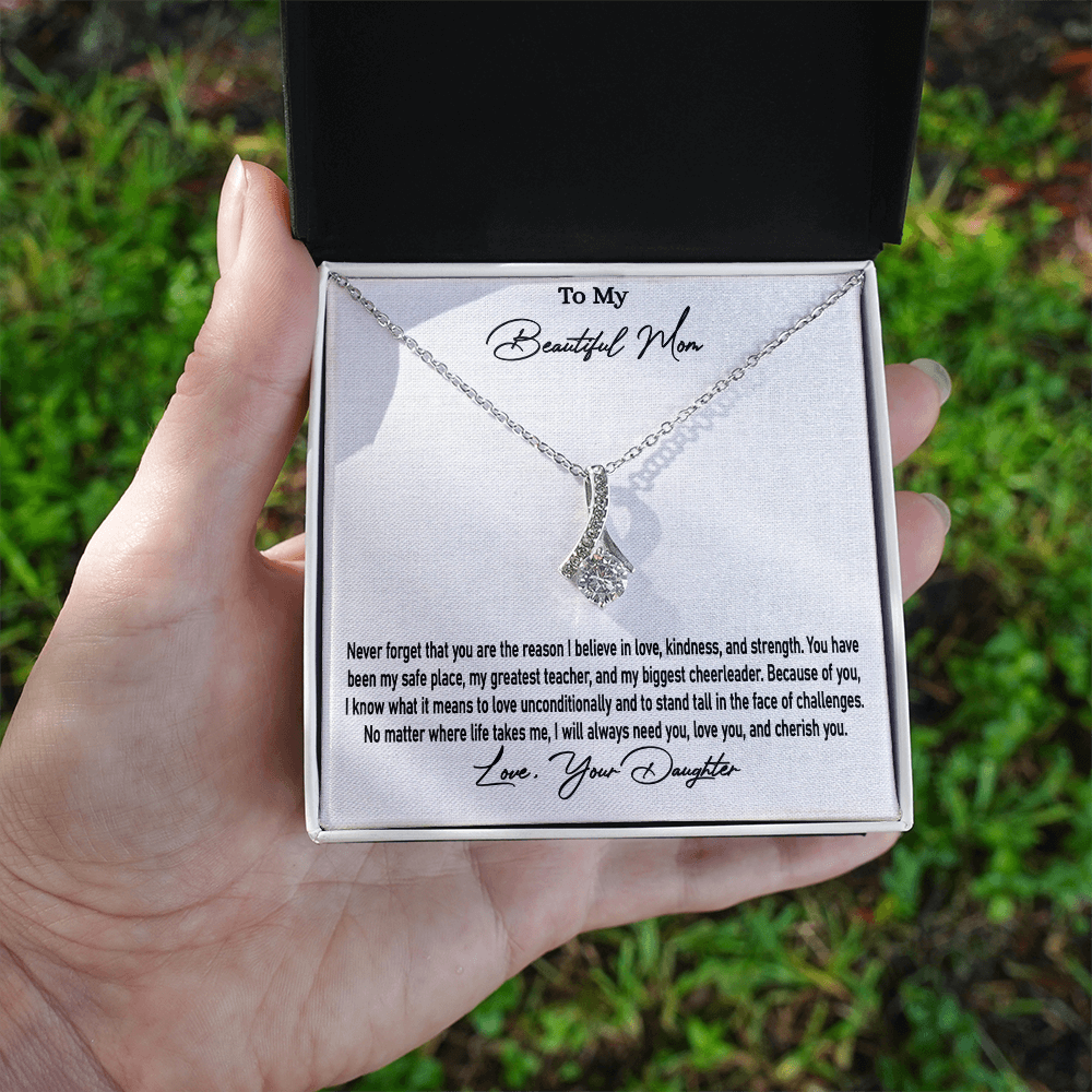 Daughter Heart Melting Gift to Mom | Alluring Beauty Necklace | Mother Stylish present | SparkinGifts