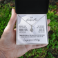 Mother of the Groom Nacklace Gift from Loving Son | Wedding Keepsake for Mom