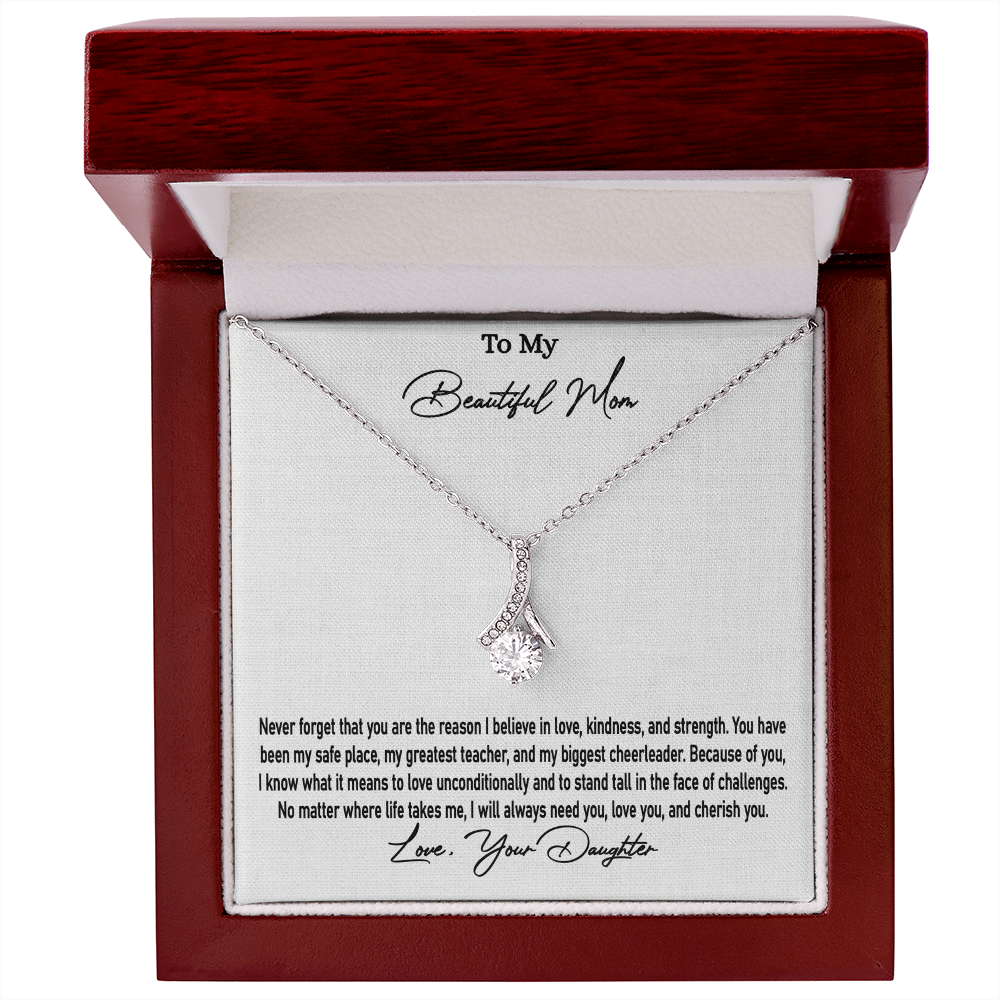 Daughter Heart Melting Gift to Mom | Alluring Beauty Necklace | Mother Stylish present | SparkinGifts