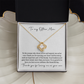 Bonus Mom Necklace, Step Mom Gift from Bride, Mother-in-Law Jewelry, MIL Wedding Gift, Step Mother Keepsake