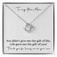 Wedding Gift To My Bonus Mom, Step Mother Of The Bride Necklace Gift, Wedding Gift for Step Mother,