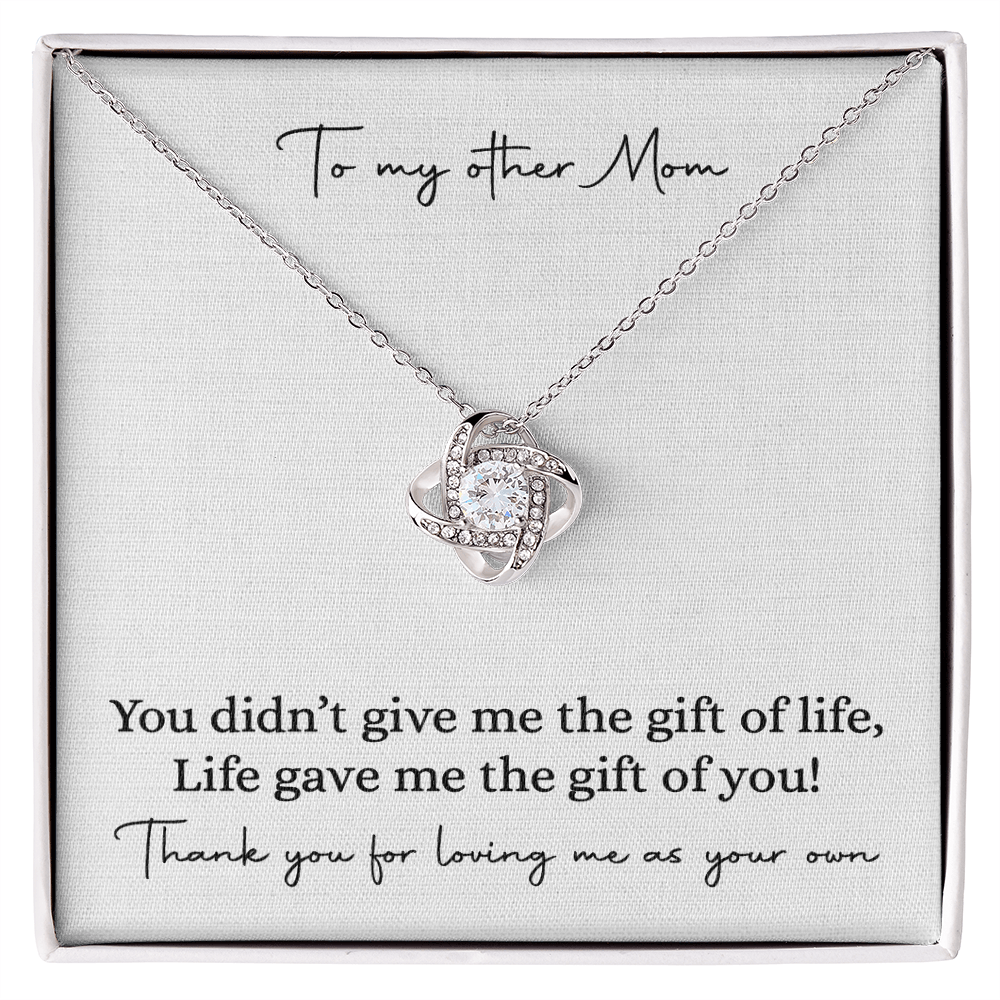 Wedding Gift To My Bonus Mom, Step Mother Of The Bride Necklace Gift, Wedding Gift for Step Mother,