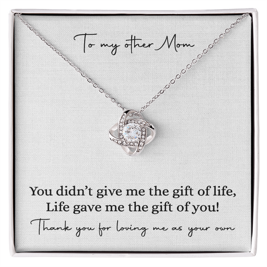 Wedding Gift To My Bonus Mom, Step Mother Of The Bride Necklace Gift, Wedding Gift for Step Mother,
