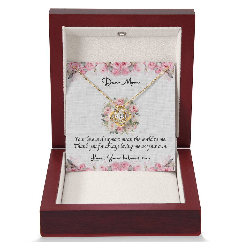 Love Knot Necklace for Mom – Heartfelt Gift from Son