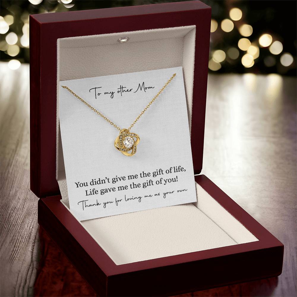 Wedding Gift To My Bonus Mom, Step Mother Of The Bride Necklace Gift, Wedding Gift for Step Mother,