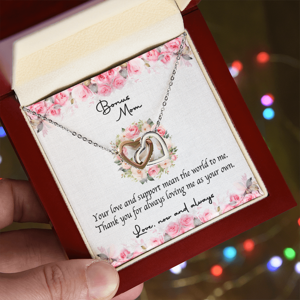 Bonus Mom Necklace Gift, Step Mom Gift from Bride, Mother in Law Gift from Bride, MIL Wedding Gift, Step Mother of the Bride Gift Jewelry