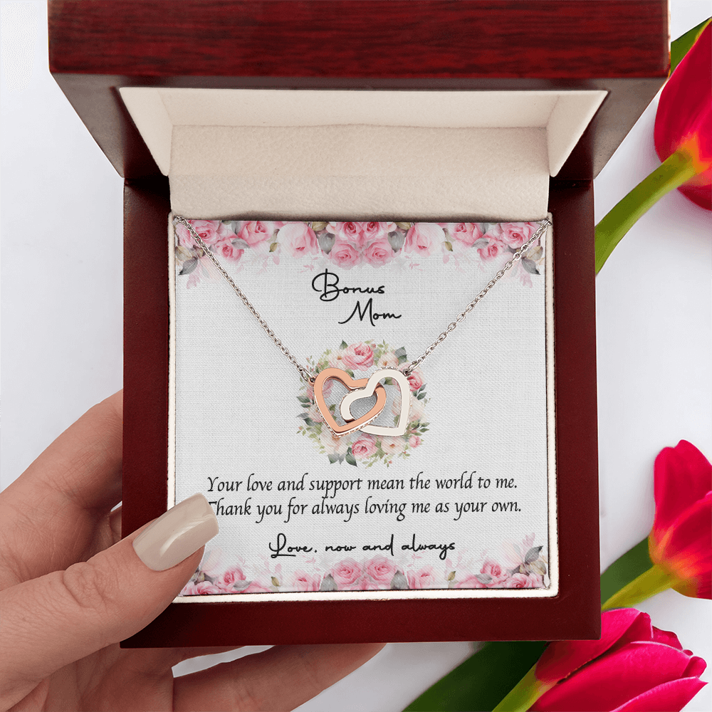 Bonus Mom Necklace Gift, Step Mom Gift from Bride, Mother in Law Gift from Bride, MIL Wedding Gift, Step Mother of the Bride Gift Jewelry