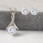 Stepmom Necklace & Earring Set Gift from Stepchild | Emotional Gift for Stepmom – Mother's Day Birthday Keepsake