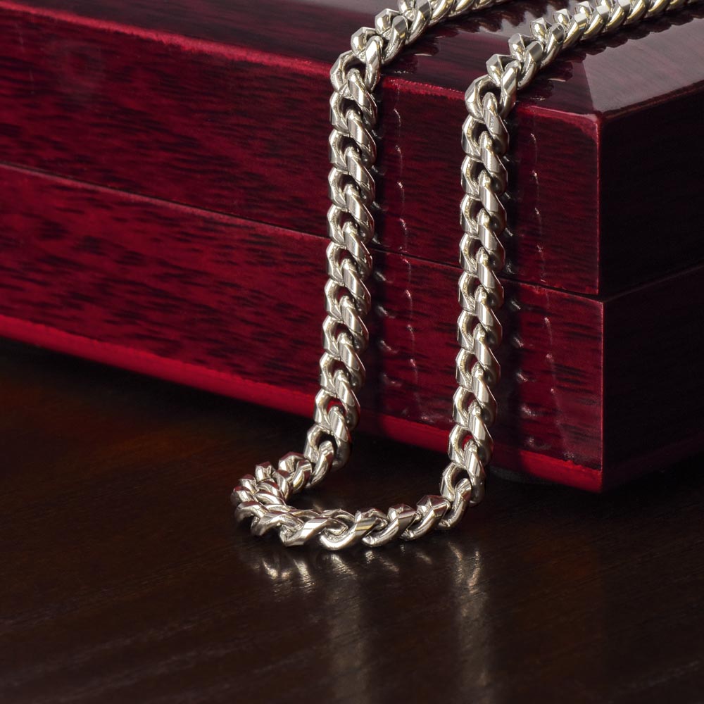 Cuban Stailess Steel Chain Link, Hardcore Gifts for Men, Boys or Husbands