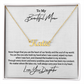 Personalised Name Necklace for Mum – Unique Gift from Daughter | SparklinGifts