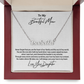 Personalised Name Necklace for Mum – Unique Gift from Daughter | SparklinGifts