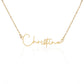 Personalised Signature Name Necklace for Mom – Unique Gift from Daughter | SparklinGifts